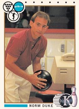 1990 Collect-A-Card Kingpins #13 Norm Duke Front